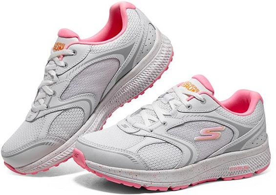 (Women) Skechers Running Shoes Low 'White Pink' 128285-WPK Shop (Women) Skechers Running Shoes Low 'White Pink' 128285-WPK