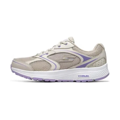 (W) Skechers Running Shoes Low 'White Purple'