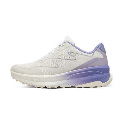 (W) Skechers Relaxed Fit D'Lux Fitness 'White Purple'