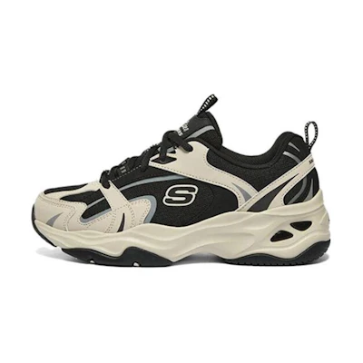 (W) Skechers Monster Sport Shoes 'Beige Black'