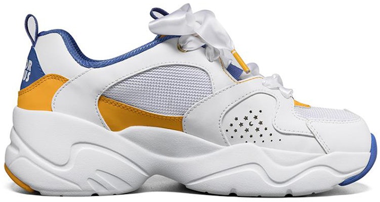 (Women) Skechers Sailor Moon x D'Lites Airy 2.0 Blue Yellow' 'White' 66666267-WBLY Order (Women) Skechers Sailor Moon x D'Lites Airy 2.0 Blue Yellow' 'White' 66666267-WBLY