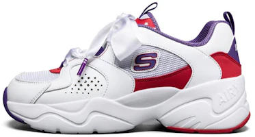(Women) Skechers Sailor Moon x D Lites Airy 2.0 Running Shoes /Purple 'White' 66666267-WPR (Women) Skechers Sailor Moon x D Lites Airy 2.0 Running Shoes /Purple 'White' 66666267-WPR