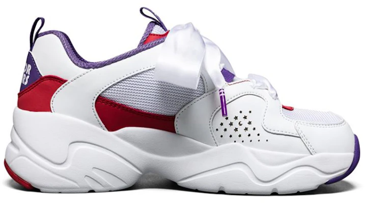 (W) Skechers Sailor Moon x D Lites Airy 2.0 Hardloopschoenen Paars/Wit 66666267-WPR Order (W) Skechers Sailor Moon x D Lites Airy 2.0 Hardloopschoenen Paars/Wit 66666267-WPR