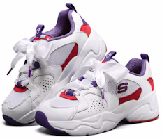 Lookbook (W) スケッチャーズ セーラムーン D Lites Airy 2.0 パープル/ホワイト 66666267-WPR