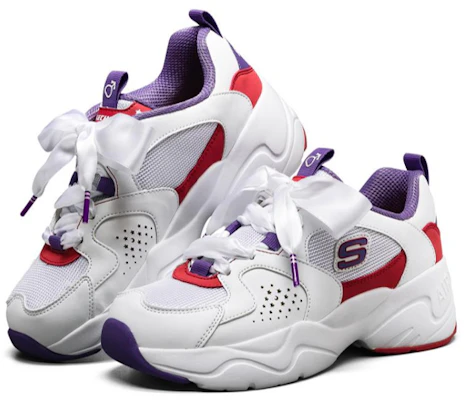 (W) Skechers Sailor Moon x D Lites Airy 2.0 Hardloopschoenen Paars/Wit 66666267-WPR Lookbook (W) Skechers Sailor Moon x D Lites Airy 2.0 Hardloopschoenen Paars/Wit 66666267-WPR