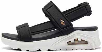 (Women) Skechers Sandal 'Black and White Fashion Comfort' 119813-BLK (Women) Skechers Sandal 'Black and White Fashion Comfort' 119813-BLK
