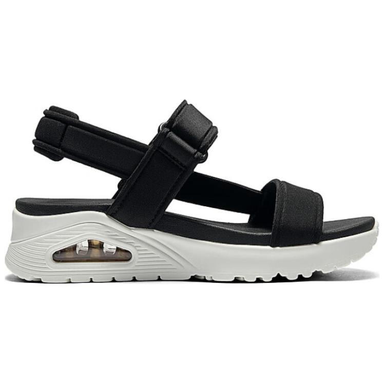 Order (Women) Skechers Sandal 'Black and White Fashion Comfort' 119813-BLK