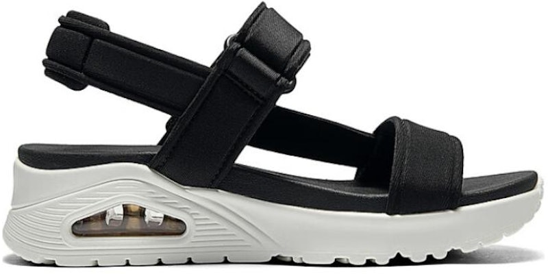 (Women) Skechers Sandal 'Black and White Fashion Comfort' 119813-BLK Order (Women) Skechers Sandal 'Black and White Fashion Comfort' 119813-BLK