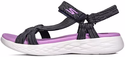 Buy Skechers 運動時尚 沙灘涼鞋 女款 黑紫