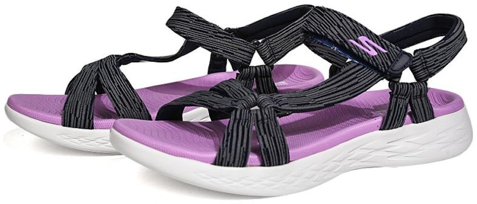 (W) 스케쳐스 블랙퍼플 패션 샌들 (Skechers BlackPurple Fashion Sandal) 15319-NVLV Lookbook (W) 스케쳐스 블랙퍼플 패션 샌들 (Skechers BlackPurple Fashion Sandal) 15319-NVLV
