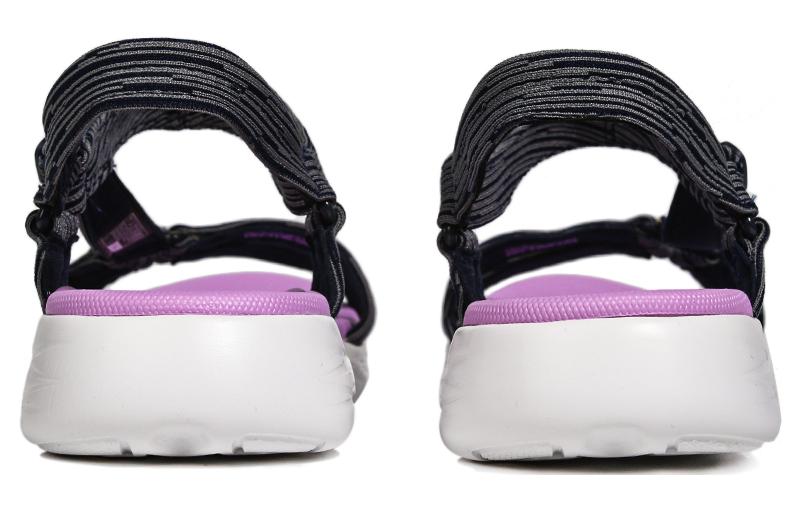 Shop (Women) Skechers Sandal 'Black Purple Fashion' 15319-NVLV
