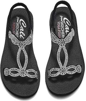 (Women) Skechers Sandal 'Black Strap' 119667-BLK Lookbook (Women) Skechers Sandal 'Black Strap' 119667-BLK