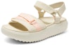 Shop (W) Skechers Sandal 'Comfort Baita Velcro Tapak Tebal Beige' 114807-NAT