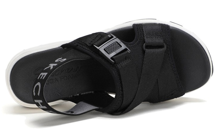 Shop (Women) Skechers Sandal 'Comfort Casual Black' 163051-BLK