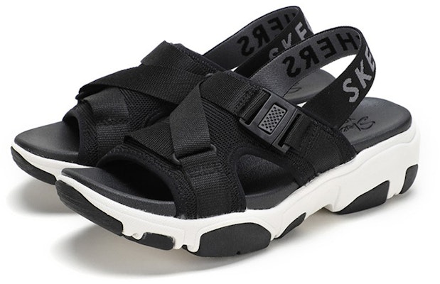 (Women) Skechers Sandal 'Comfort Casual Black' 163051-BLK Shop (Women) Skechers Sandal 'Comfort Casual Black' 163051-BLK