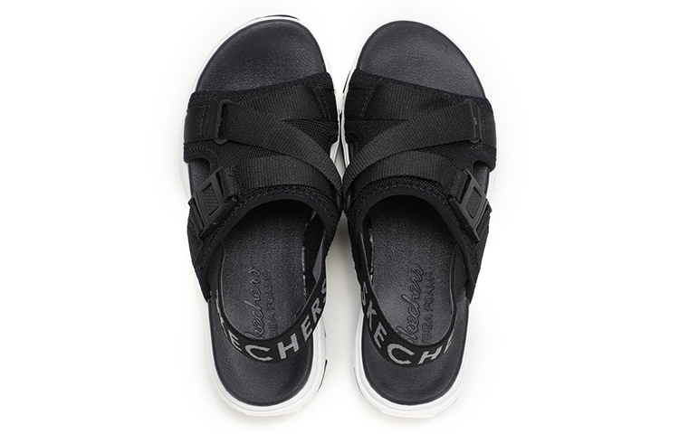 Purchase (Women) Skechers Sandal 'Comfort Casual Black' 163051-BLK