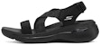 (W) Skechers Sandal 'Keselesaan Kasual Sukan Berkusyen' Hitam 140226-BBK