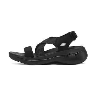 (W) Skechers Sandal 'CMFT Cushioned Casual Sport' Black