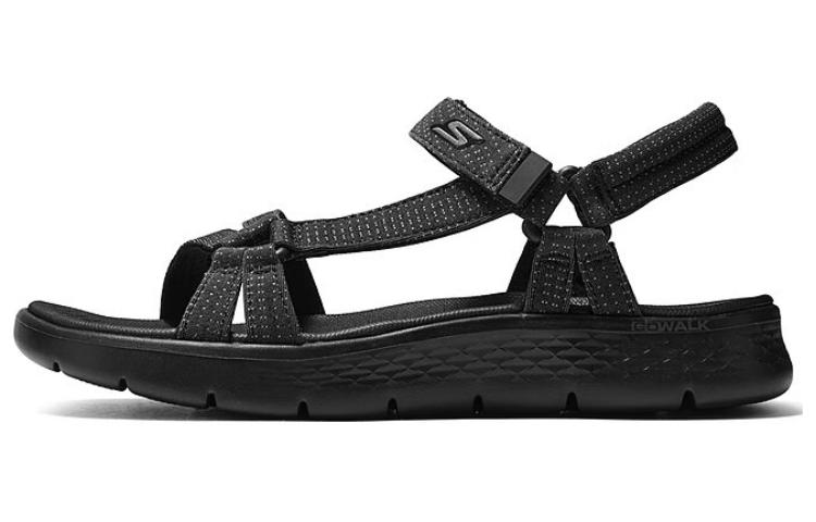 (Women) Skechers Sandal &#x27;Comfortable Versatile Black&#x27; 141451-BBK