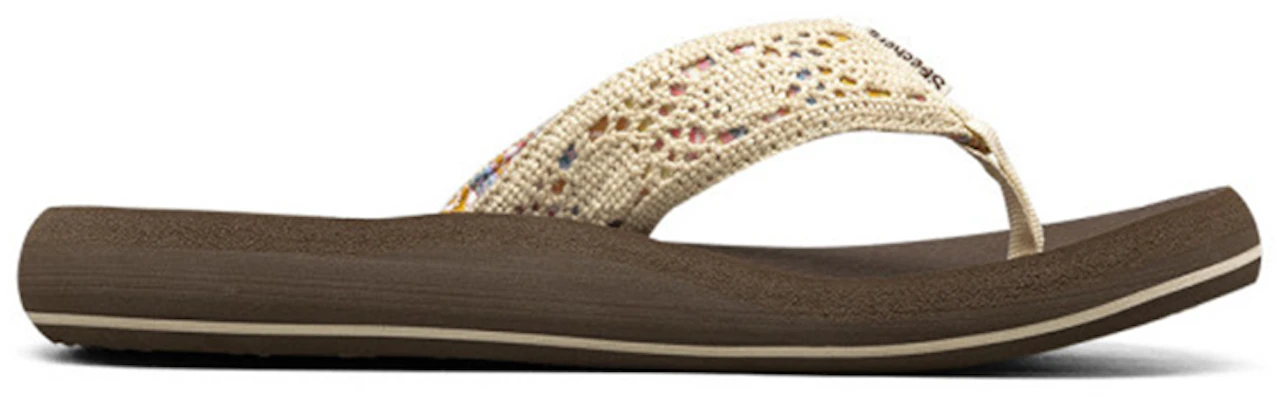 (W) Skechers 轻便休闲凉鞋 灰棕色 38991-NAT Order (W) Skechers 轻便休闲凉鞋 灰棕色 38991-NAT