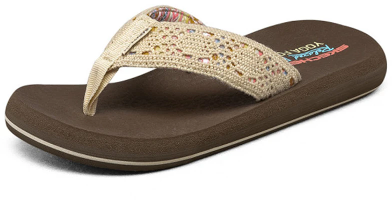 (W) Skechers 轻便休闲凉鞋 灰棕色 38991-NAT Lookbook (W) Skechers 轻便休闲凉鞋 灰棕色 38991-NAT