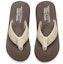 Shop Skechers 輕質休閒人字拖 女款 灰棕