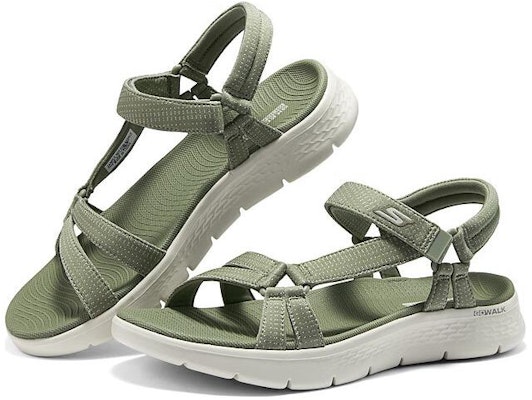 (Women) Skechers Sandal 'Olive Green' 141451-OLV Lookbook (Women) Skechers Sandal 'Olive Green' 141451-OLV