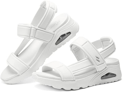 (W) レディース スケッチャーズサンダル 'ホワイトコンフォートカジュアル' 119813-WHT 119813-WHT Lookbook (W) レディース スケッチャーズサンダル 'ホワイトコンフォートカジュアル' 119813-WHT 119813-WHT