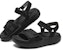 (W) Skechers Sandal Hitam 'Comfort Fashion Magic Tape Tapak Tebal' 114807-BBK