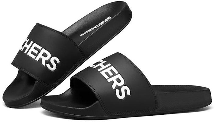 (Women) Skechers Sandals 'Black' 8730027-BKW Lookbook (Women) Skechers Sandals 'Black' 8730027-BKW