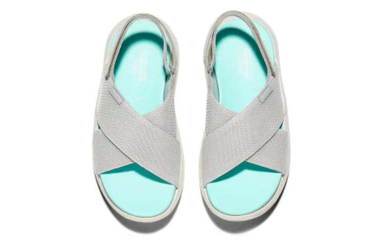 Lookbook Skechers 輕便柔軟 沙灘涼鞋 女款 灰色