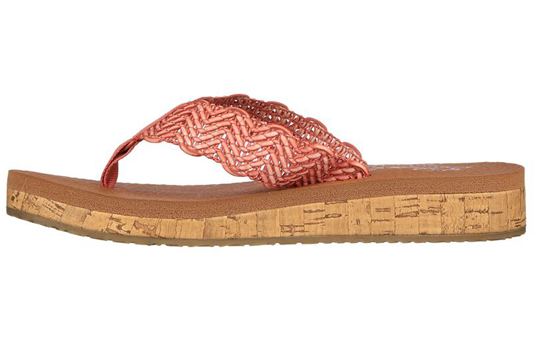 (W) Skechers Sandcomber 'Brown Pink'