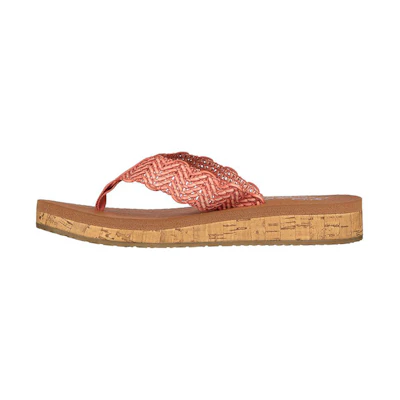(W) Skechers Sandcomber 'Brown Pink'