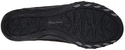 Shop Skechers 女款 Savvy 一脚蹬运动休闲鞋 黑色