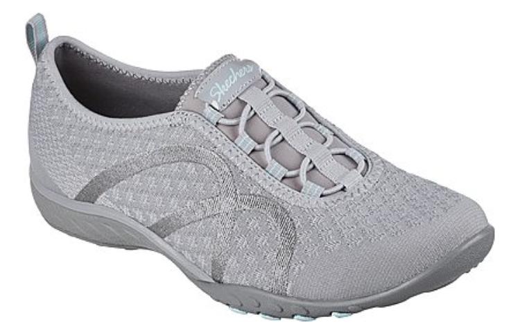 Lookbook (W) 스케쳐스 새비 슬립온 (그레이) 23028-GRY