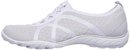 (Women) Skechers Savvy Slip-On 'White Silver' 23028-WSL