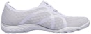 (Women) Skechers Savvy Slip-On 'White Silver' 23028-WSL