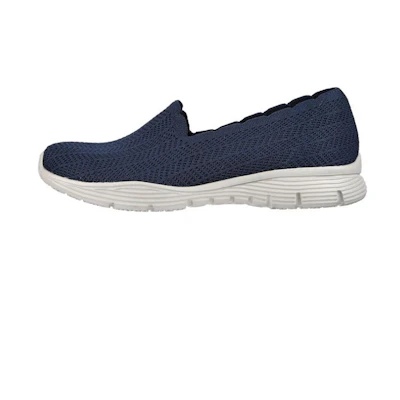 (W) Skechers Seager-Rewrite 'Blue Slip-On'