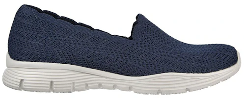 Order (W) Skechers Seager-Rewrite "Slip-On Biru" 158104-NVY