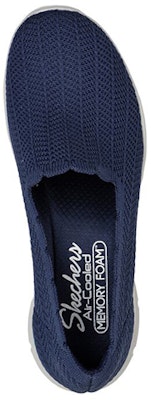(W) Skechers Seager-Rewrite "Slip-On Biru" 158104-NVY Lookbook (W) Skechers Seager-Rewrite "Slip-On Biru" 158104-NVY