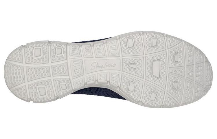 Shop (W) 스케쳐스 시거-리라이트 블루 슬립온 (Skechers Seager-Rewrite Blue Slip-on) 158104-NVY