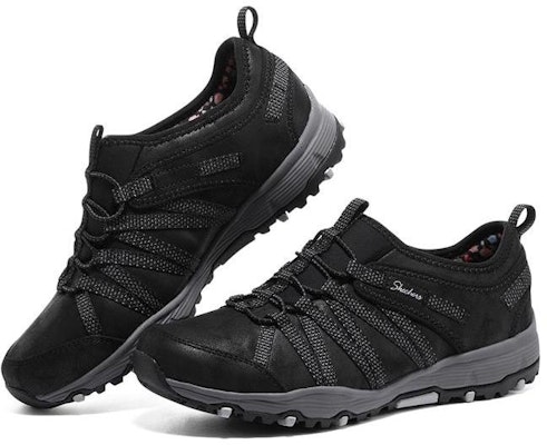 (Women) Skechers Seager Hiker 'Black Low-Top Casual' 158420-BLK Lookbook (Women) Skechers Seager Hiker 'Black Low-Top Casual' 158420-BLK