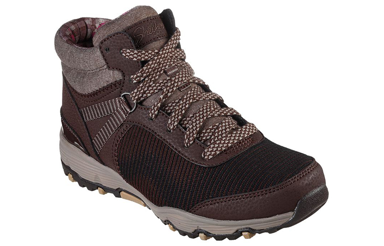 Lookbook Skechers Seager Hiker - Coastin Free 防滑耐磨戶外鞋 女款 巧克力色