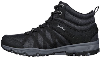 (Women) Skechers Seager Hiker 'Side to Side Black' 158591-BLK (Women) Skechers Seager Hiker 'Side to Side Black' 158591-BLK