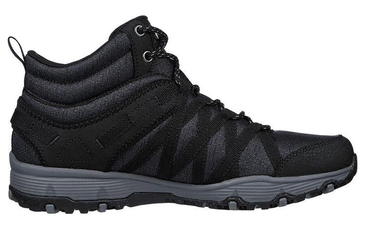 Order (W) 斯凯奇 Seager Hiker '黑色侧翻运动鞋' 158591-BLK