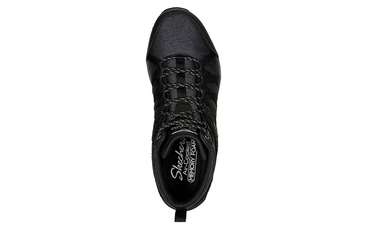 Lookbook (W) 斯凯奇 Seager Hiker '黑色侧翻运动鞋' 158591-BLK
