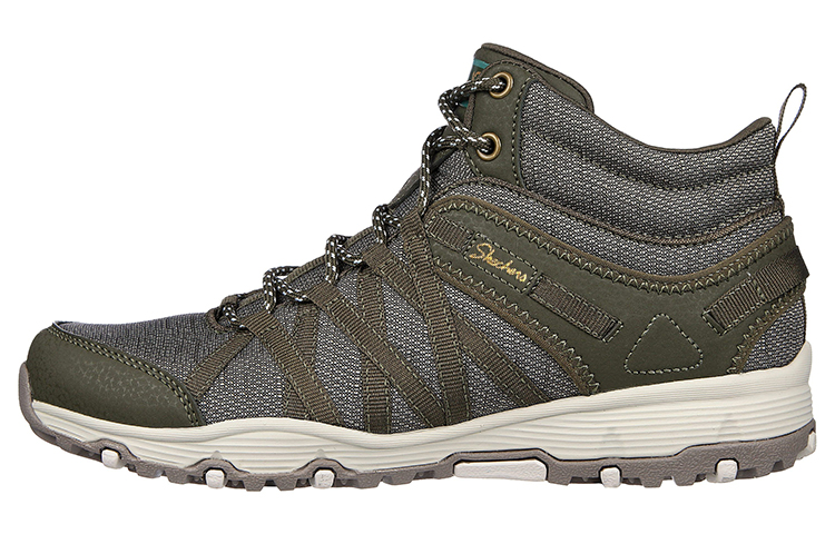 (Women) Skechers Seager Hiker 'Side to Side Charcoal Grey' 158591-OLV