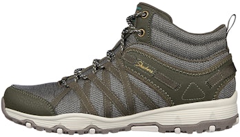 (Women) Skechers Seager Hiker 'Side to Side Charcoal Grey' 158591-OLV (Women) Skechers Seager Hiker 'Side to Side Charcoal Grey' 158591-OLV