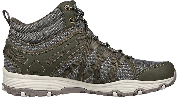 (Women) Skechers Seager Hiker 'Side to Side Charcoal Grey' 158591-OLV Order (Women) Skechers Seager Hiker 'Side to Side Charcoal Grey' 158591-OLV
