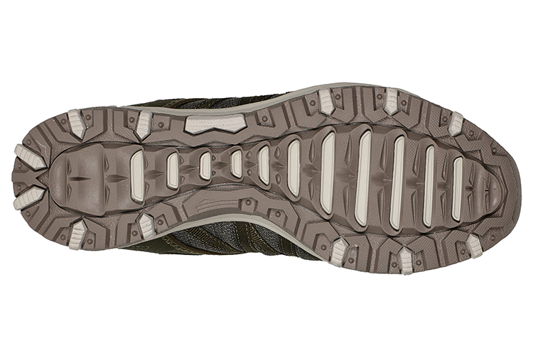 Shop (W) Skechers Seager Hiker 'Side to Side Abu-abu Arang' 158591-OLV